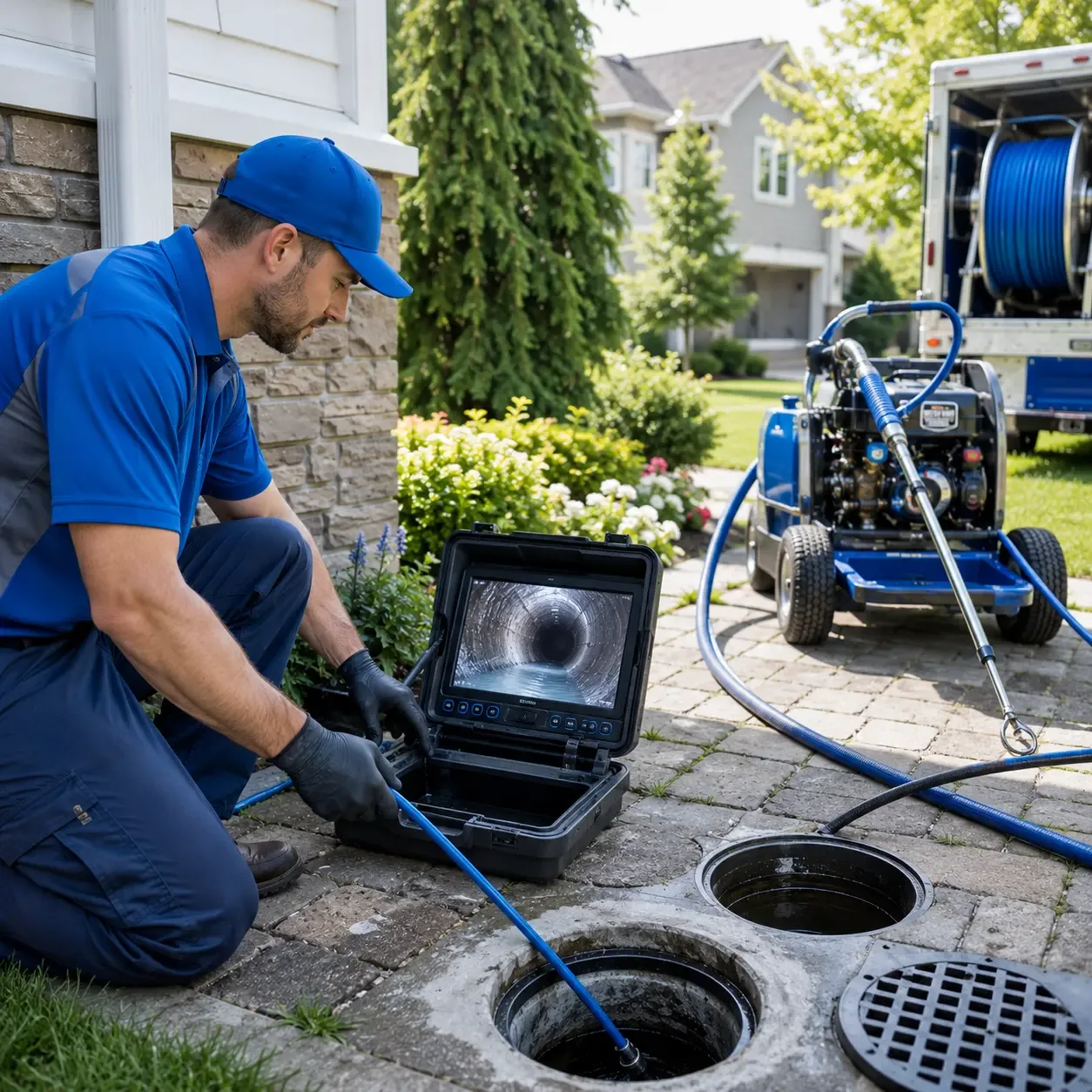 Outdoor drain cleaning professionals serving Rock, KS