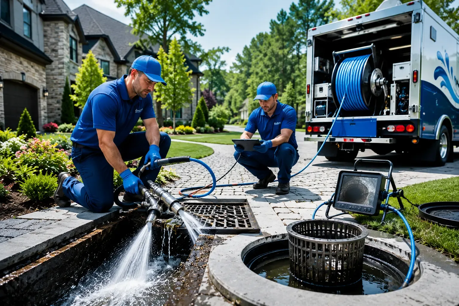 Local outdoor drain cleaning professionals in Rock, KS